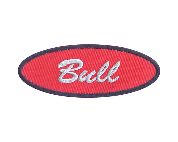 BASE BALLS AND GLOVE NEW EMBROIDERED IRON ON NAME PATCH