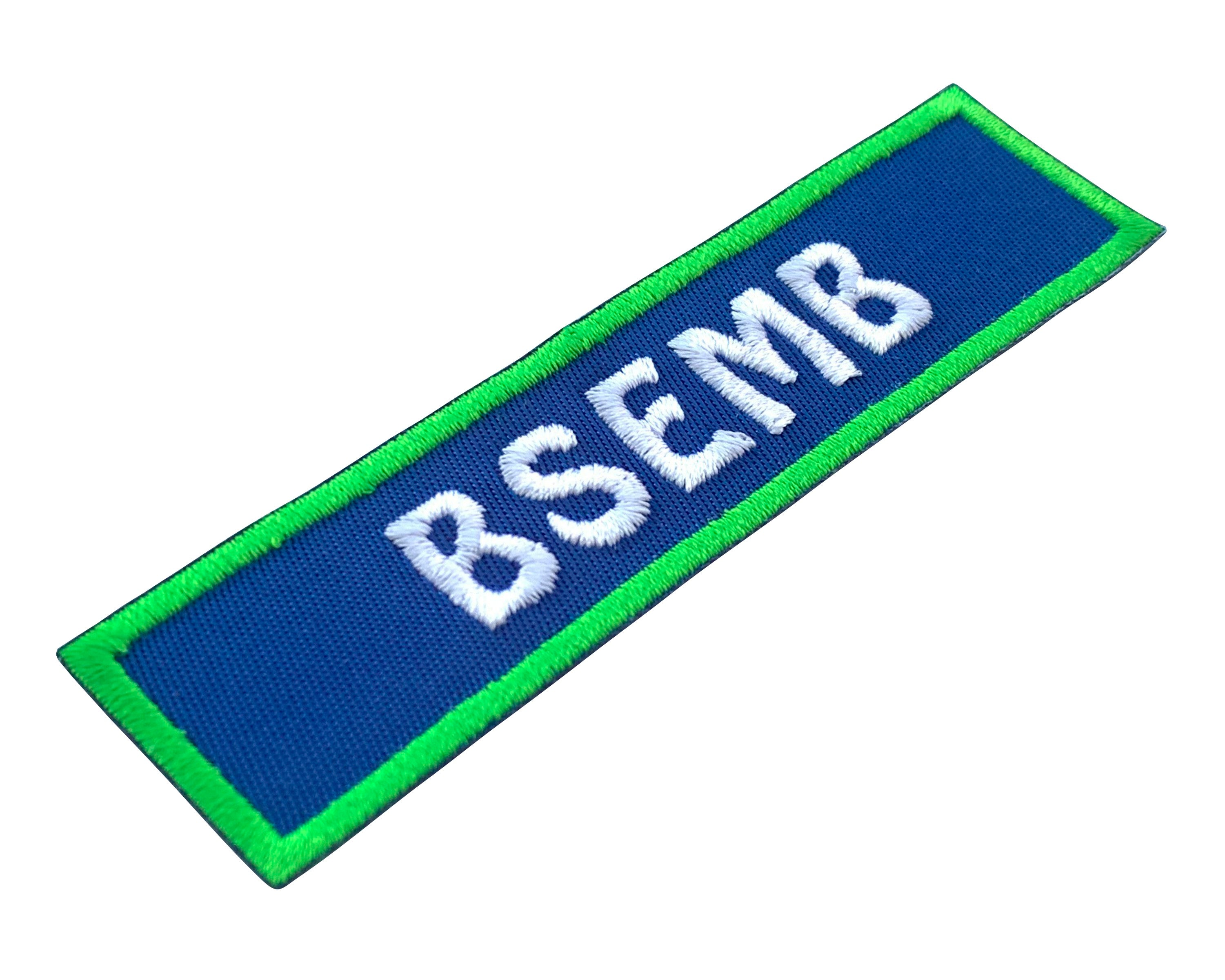 1 by 4 Personalized Name Patch Iron on or with VELCRO® Brand