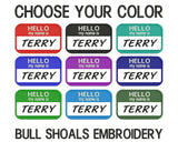 Hello My Name Is Personalized Patch  Iron on or with VELCRO® Brand Fastener