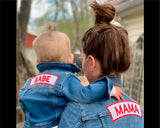 Custom Patches for Mama and Babe Jackets