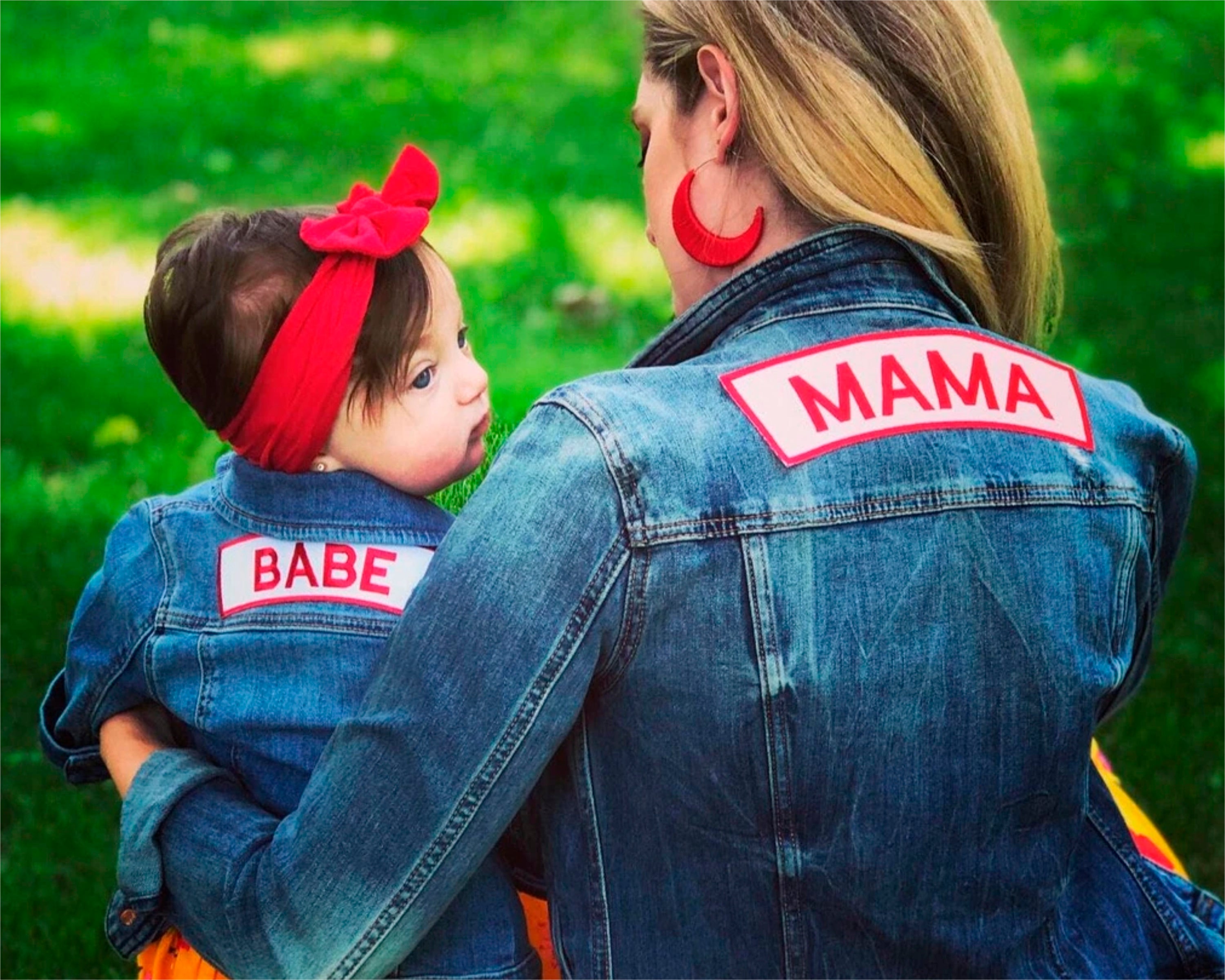 Mama babe deals jean jackets