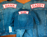 Custom Patches for Mama and Babe Jackets