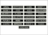 1 by 4 Personalized Name Patch Iron on or with VELCRO® Brand Fastener