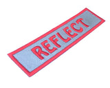 1 X 4  Custom 3M Reflective Name Patch - Iron on or with VELCRO® Brand Fastener